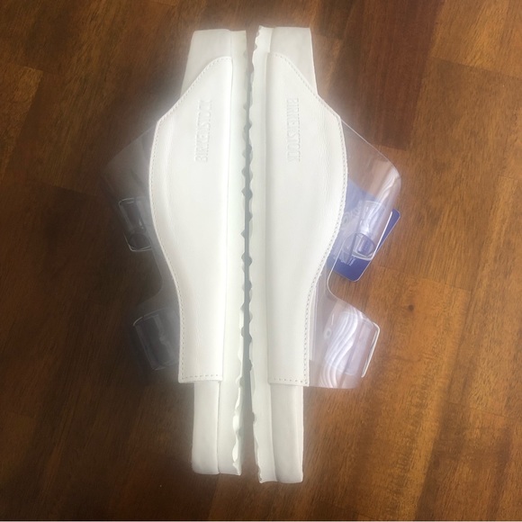 NIB $470 BIRKENSTOCK X MANOLO BLAHNIK Arizona Slide Sandal in size 41 EU! - Picture 9 of 16